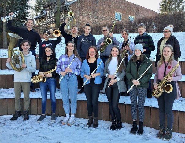 Gruppenfoto Jazzband Januar 2022