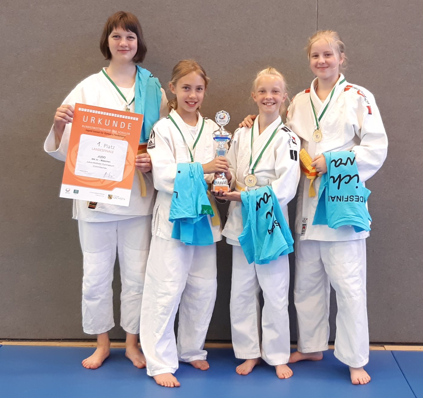 Siegermannschaft Judo WK IV - 2022 = das JMG!