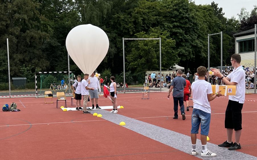 Start des Ballons