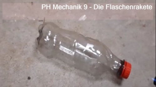 Schülerexperiment Flaschenrakete