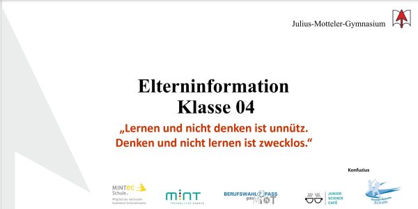 Elterninformationen 2021/2022